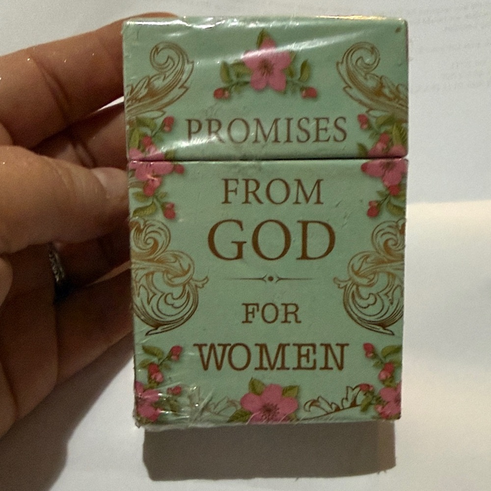 Promises From God for Women cards - Mint & Pink